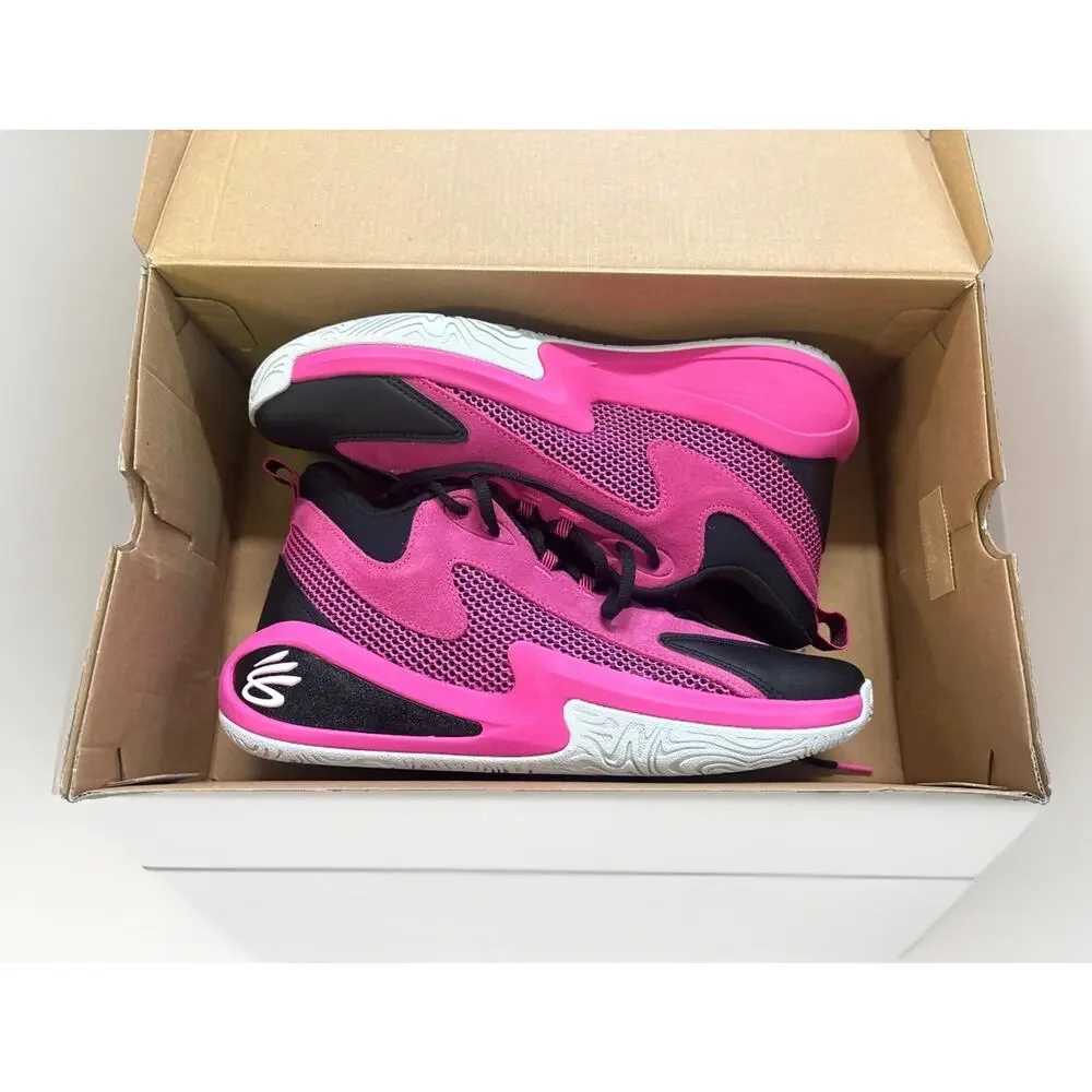 Curry 3Z 25 SDE Mens Basketball Shoes Size 11 Pink Black And White